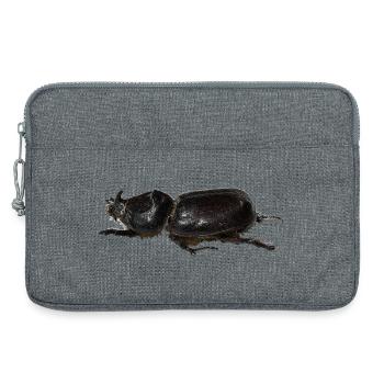 Nashornkäfer - Laptoptasche 13" - Grau meliert - Vorne
