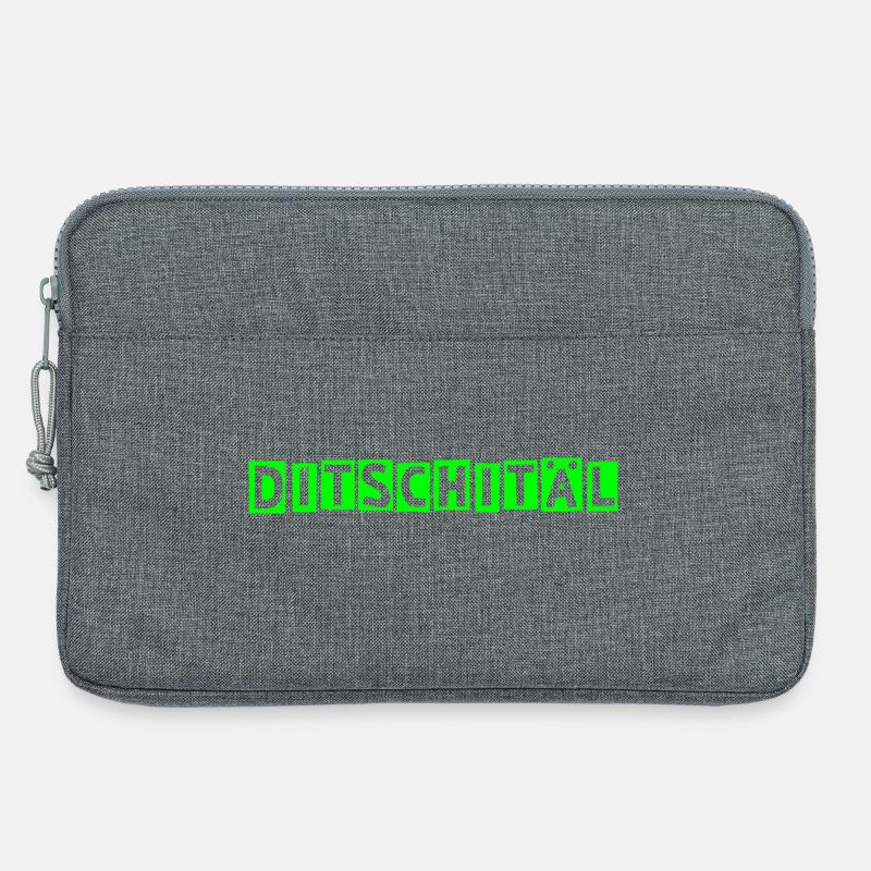 Ditschitäl! TShirts for Nerds & Digitalization - Laptop bag 13" - heather grey