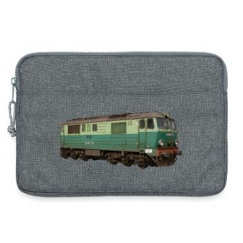 Locomotive SU46 Train ferroviaire - Sacoche pour ordinateur portable 13 pouces - gris chiné - Devant