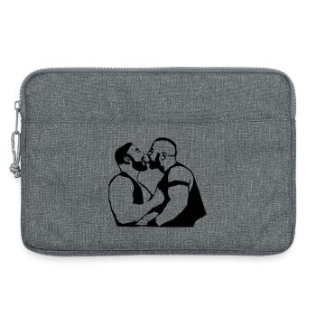 bearkiss3 - Laptoptasche 13" - Grau meliert - Vorne