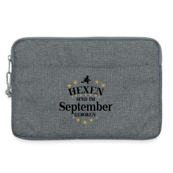 Hexen September - Laptoptasche 13" - Grau meliert - Vorne