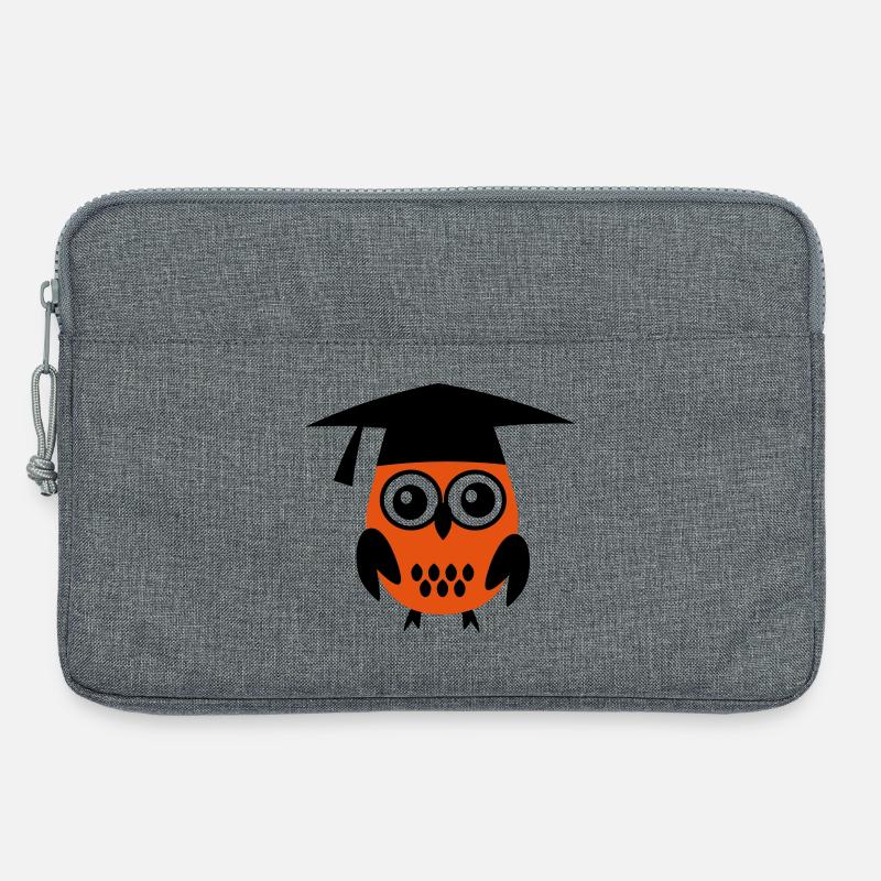 6061912 119208075 Eule - Laptoptasche 13" - Grau meliert