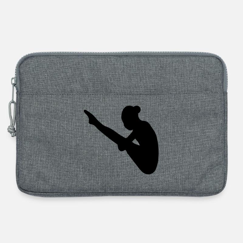Turmspringen - Laptoptasche 13" - Grau meliert