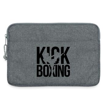kick boxing - Laptop bag 13" - heather grey - Front
