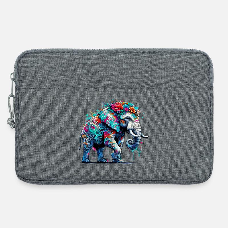 Elefant - Laptoptasche 13" - Grau meliert