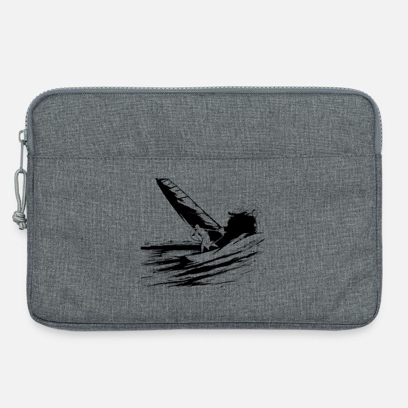 Windsurfen - Laptoptasche 13" - Grau meliert