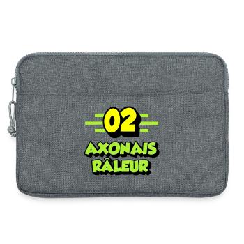 Axonais râleur - Sacoche pour ordinateur portable 13 pouces - gris chiné - Devant