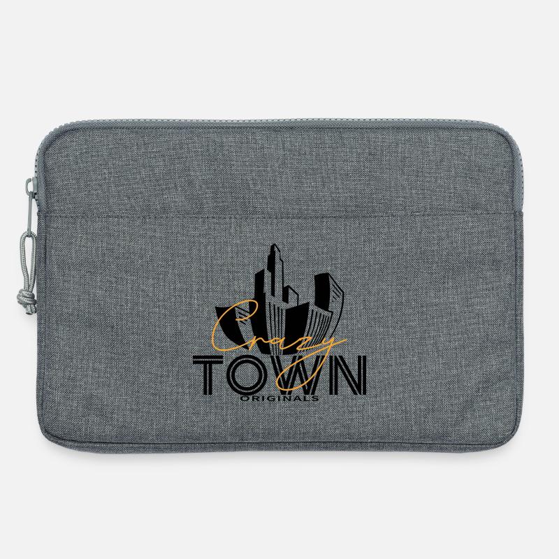 Crazy Town - Laptoptasche 13" - Grau meliert