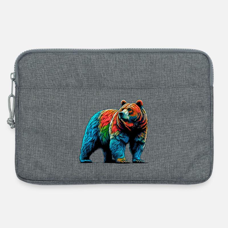 Bär - Laptoptasche 13" - Grau meliert