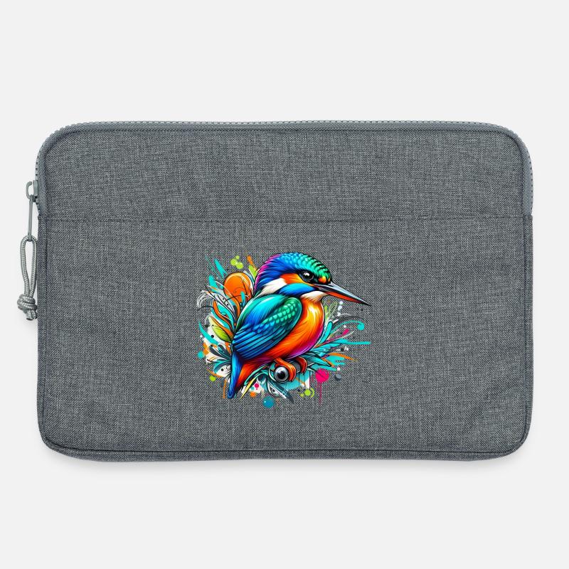Eisvogel - Laptoptasche 13" - Grau meliert