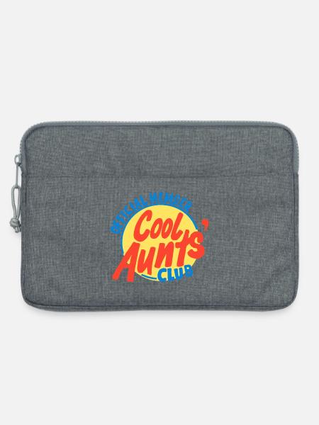 Cool Aunts’ Club Emblem - Laptoptasche 13" - Grau meliert