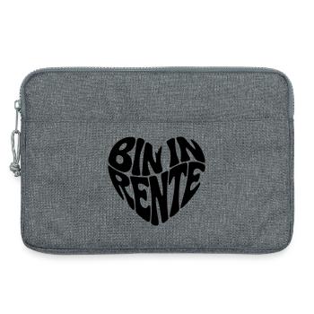 Bin in Rente  - Laptoptasche 13" - Grau meliert - Vorne