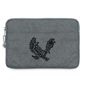 Black Eagle - Laptop bag 13" - heather grey - Front