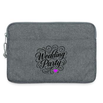 Wedding Party Wedding Party - Laptop bag 13" - heather grey - Front