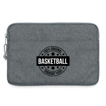 Basket Ball / Basketball / Basktet-Ball / Sport - Sacoche pour ordinateur portable 13 pouces - gris chiné - Devant