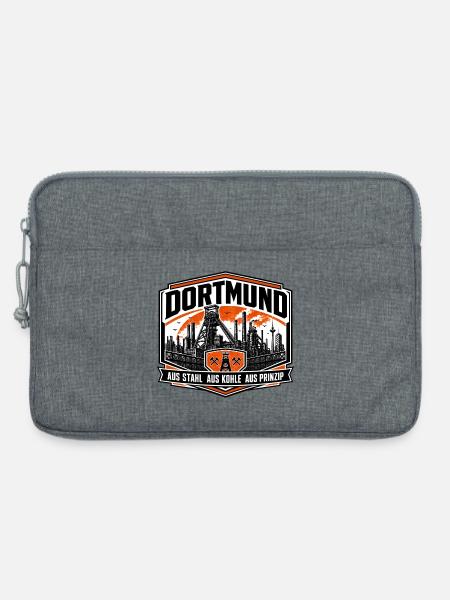 Dortmund - Aus Stahl, Aus Kohle, Aus Prinzip - Laptoptasche 13" - Grau meliert