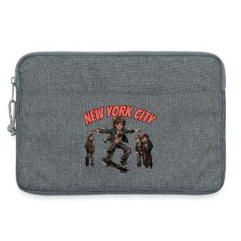 SAUT À NEW YORK - Sacoche pour ordinateur portable 13 pouces - gris chiné - Devant