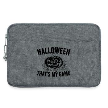Halloween That's My Game - Halloween Pumpkin - Laptoptasche 13" - Grau meliert - Vorne