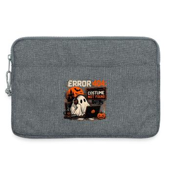 Error 404: Costume Not Found – Halloween Ghost - Laptoptasche 13" - Grau meliert - Vorne