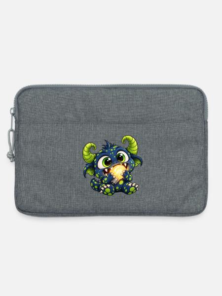 Nachtlichtfresser - Monster unter dem Bett Party - Laptoptasche 13" - Grau meliert