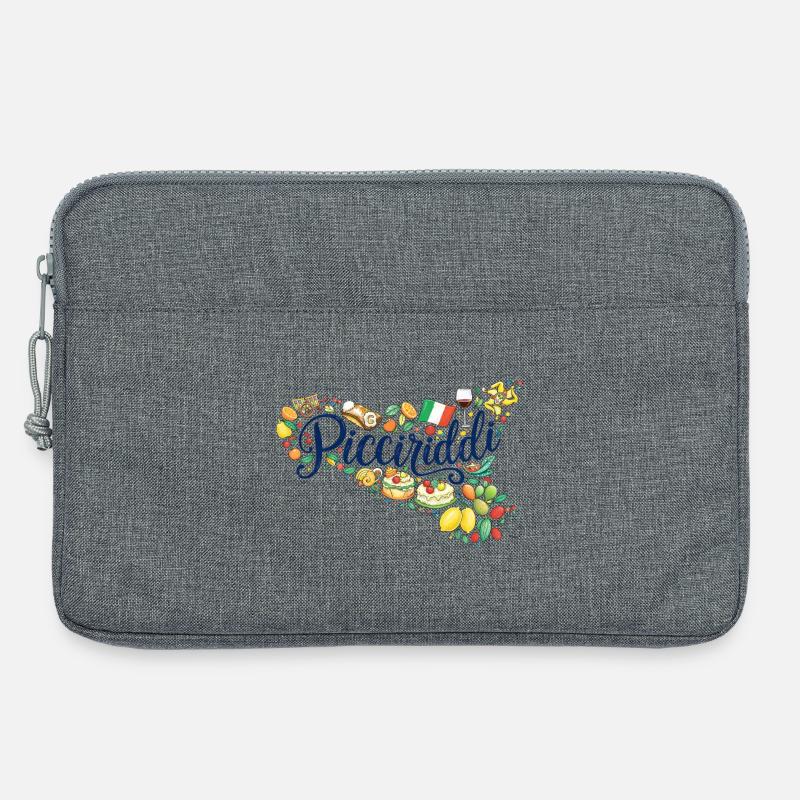Picciriddi sizilianisch - Laptoptasche 13" - Grau meliert