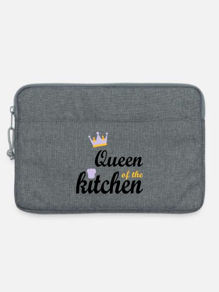 Kochen - Laptoptasche 13" - Grau meliert