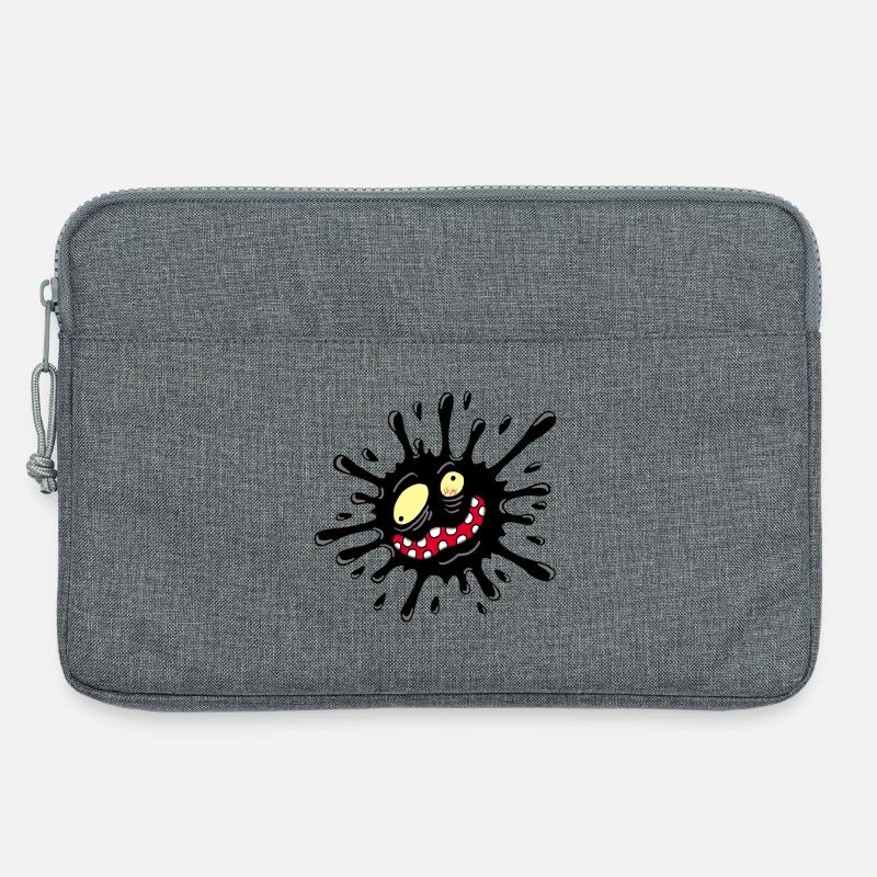 Inkblot-Monster - Laptoptasche 13" - Grau meliert