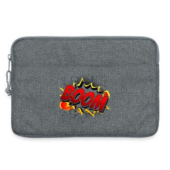 Boom Comic Graphic - Laptop bag 13" - heather grey - Front