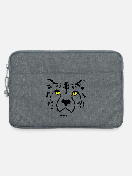 cheetah - Laptop bag 13" - heather grey