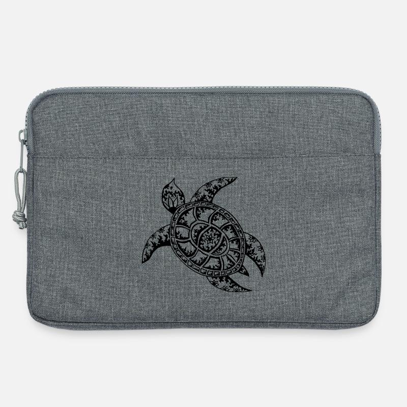Schildkröte - Laptoptasche 13" - Grau meliert