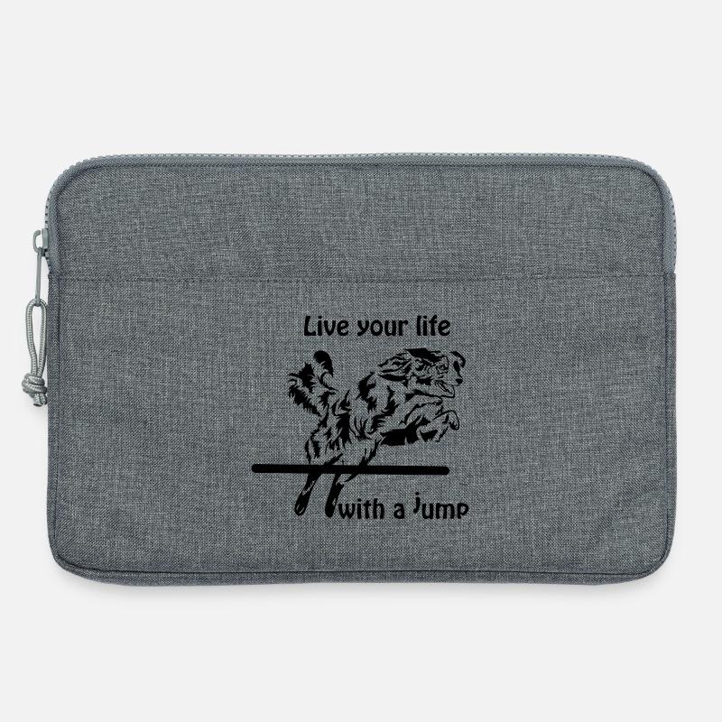 Agility Australian Shepherd Aussie - Laptoptasche 13" - Grau meliert