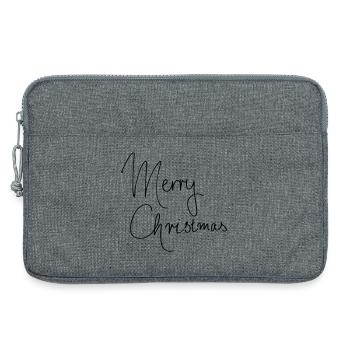 joyeux Noël - Sacoche pour ordinateur portable 13 pouces - gris chiné - Devant