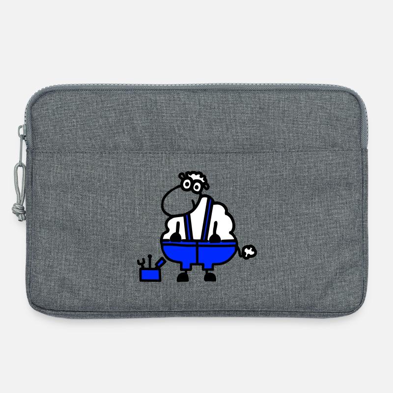 Handwerkerschaf, Held der Arbeit - Laptoptasche 13" - Grau meliert