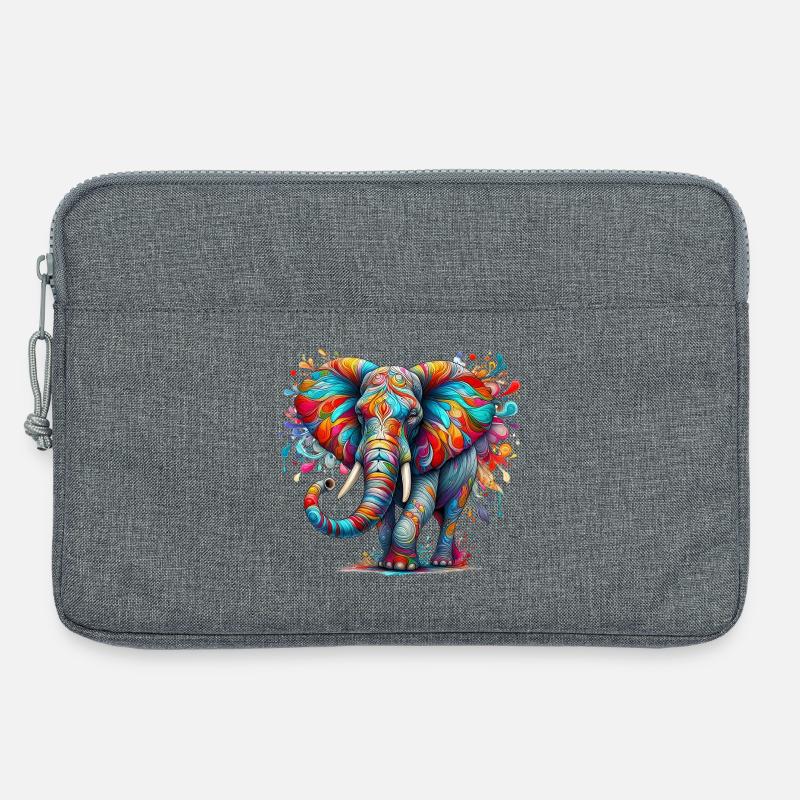 Elefant - Laptoptasche 13" - Grau meliert