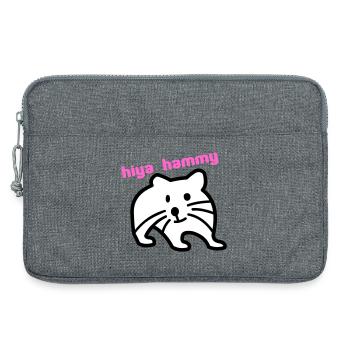 hiya hammy - Laptop bag 13" - heather grey - Front