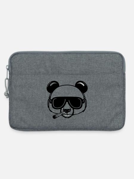 Stoned Panda - Laptoptasche 13" - Grau meliert
