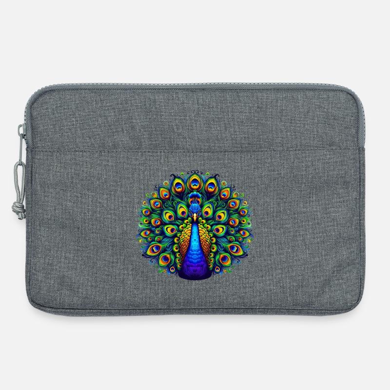 Peacock - Laptop bag 13" - heather grey