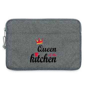 Weihnachtsgeschenke für Frauen - Laptoptasche 13" - Grau meliert - Vorne