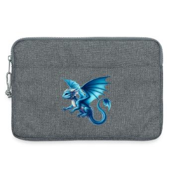 Drache - Laptoptasche 13" - Grau meliert - Vorne