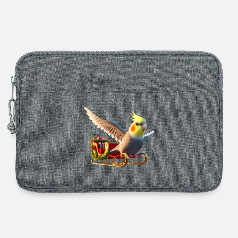 Weihnachtsnymph (01) - Laptoptasche 13" - Grau meliert