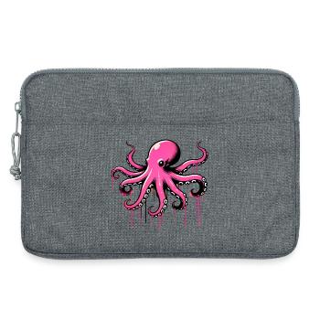 Octopus - Laptop bag 13" - heather grey - Front