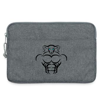 Alpha Aries Deluxe - Laptoptasche 13" - Grau meliert - Vorne