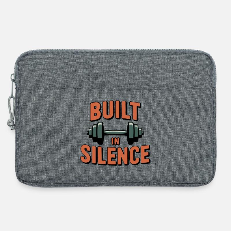 Eingebaute Stille - Laptoptasche 13" - Grau meliert