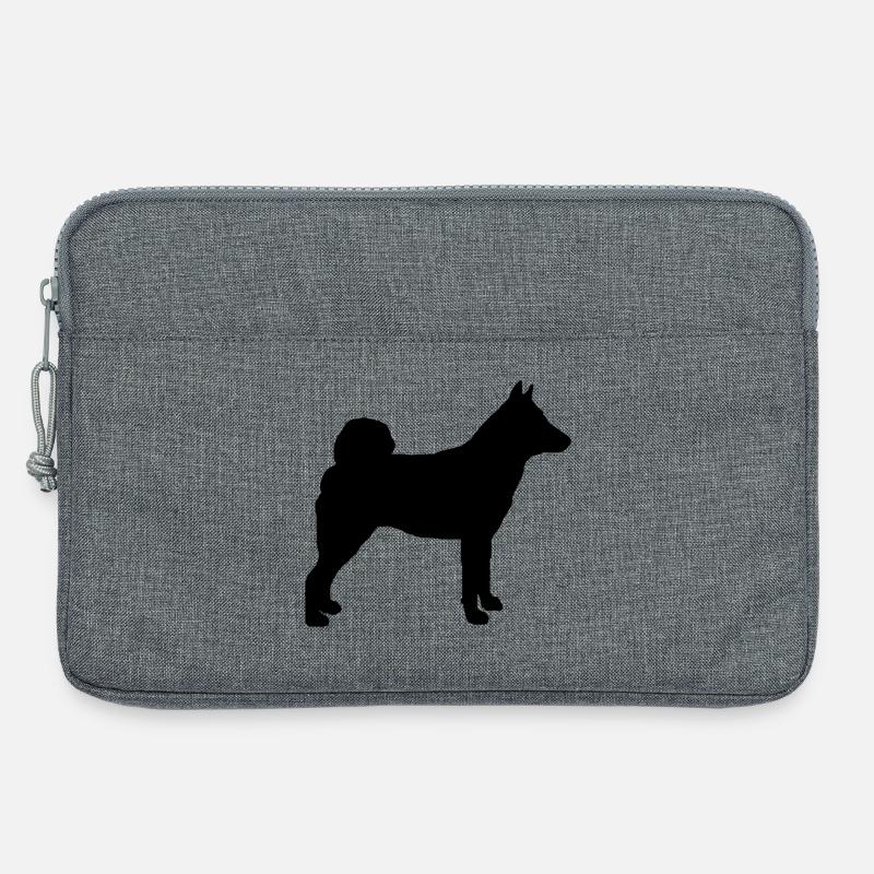 Norwegischer Elchhund - Laptoptasche 13" - Grau meliert