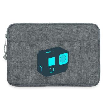 Action Camera Drone Icon - Laptop bag 13" - heather grey - Front