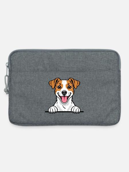 Jacky Terrier - Laptoptasche 13" - Grau meliert