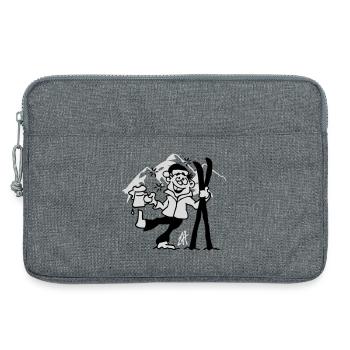 Apres-ski - Laptoptasche 13" - Grau meliert - Vorne