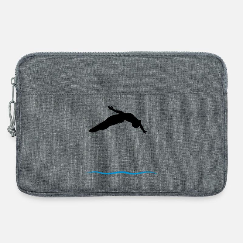 Turmspringer - Laptoptasche 13" - Grau meliert