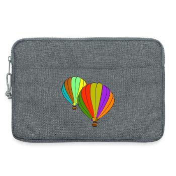 heissluftballone ballon luftfahrt - Laptoptasche 13" - Grau meliert - Vorne