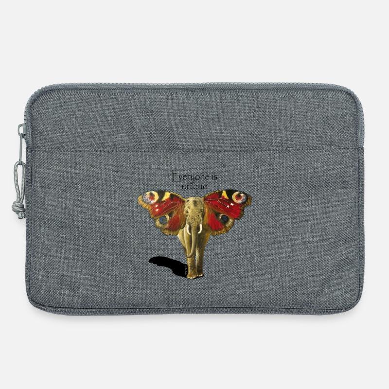Everyone is unique - Laptop bag 13" - heather grey